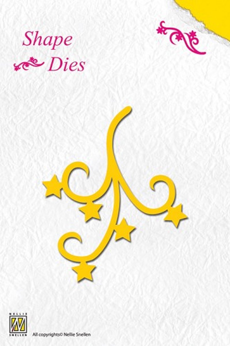 Shape Die - Star Swirl